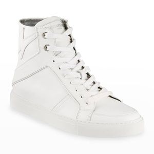 NWT Zadig + Voltaire High Flash Leather High Top Sneakers